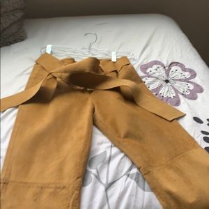 Suede pants!!